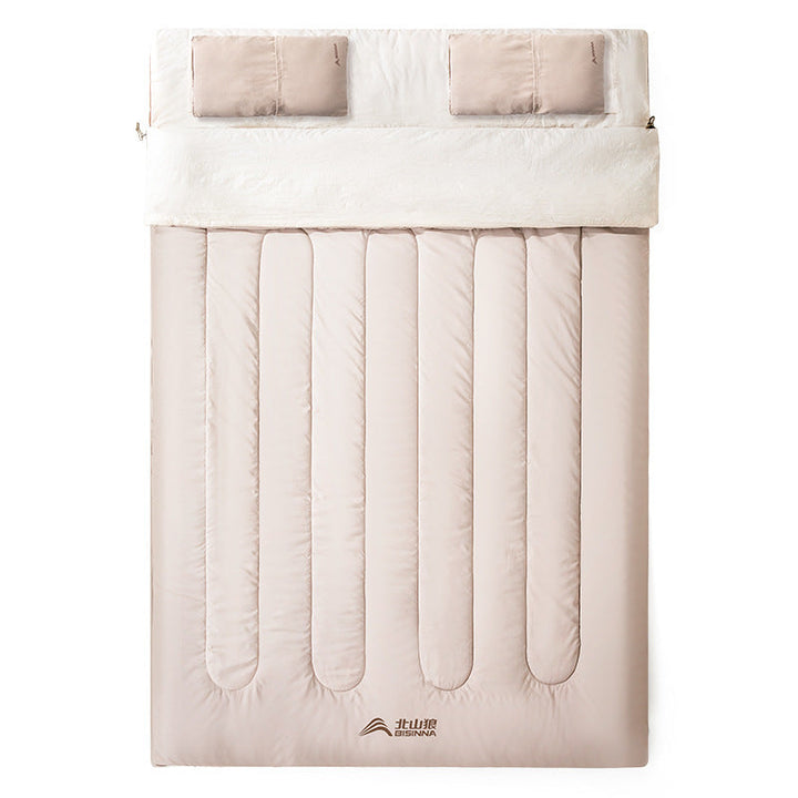 Experience the Great Outdoors with Our Double Outdoor Thickened Cold Protection Camping Sleeping Bag
