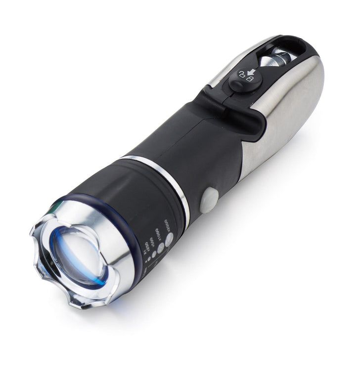 Explore the Great Outdoors with Confidence: The Multi-Function LED Camping Flashlight Escape Hammer