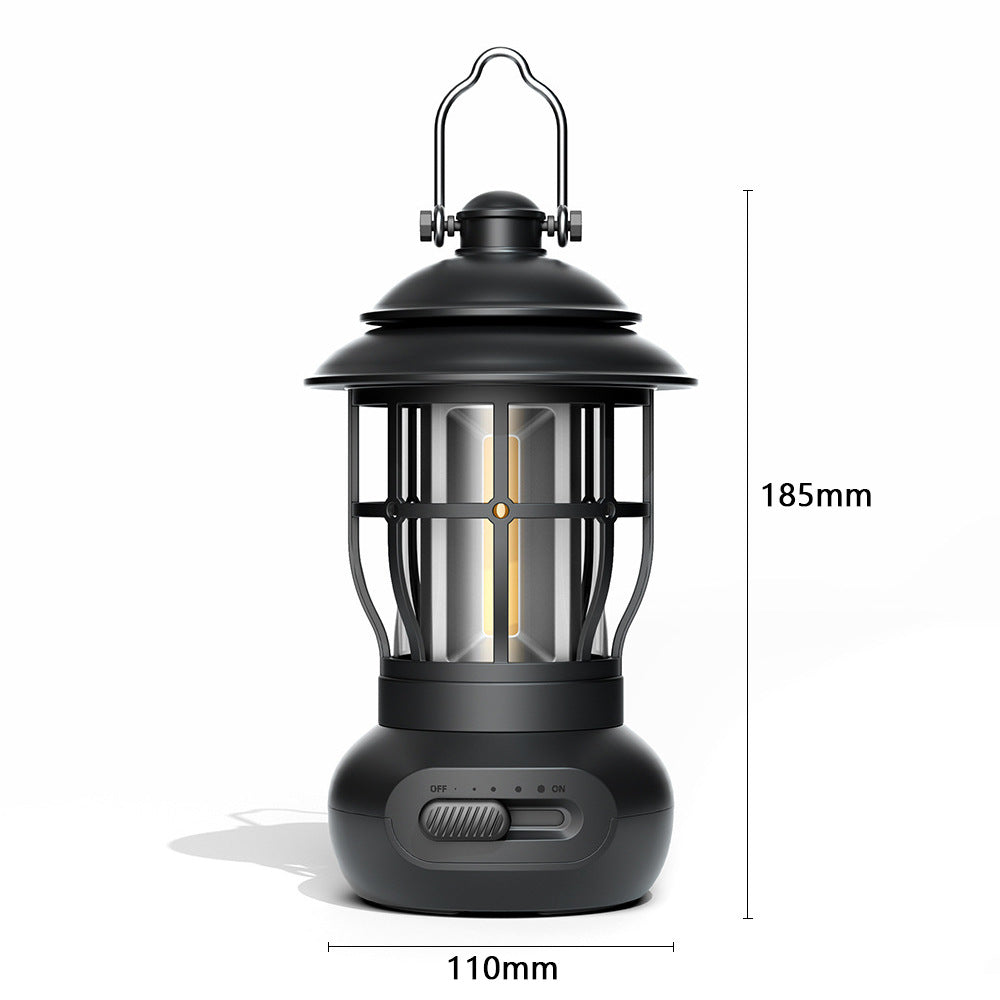 Vintage USB Rechargeable Camping Lantern Mood Tent Light