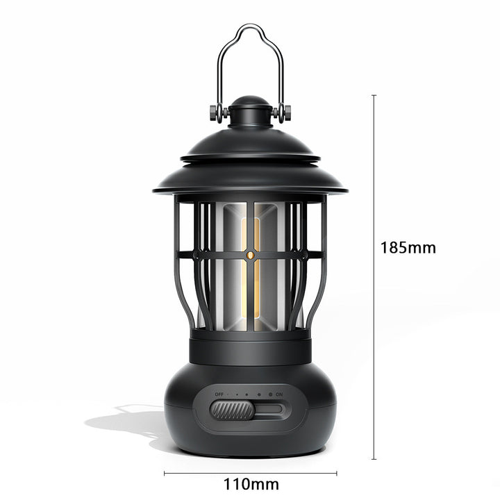 Vintage USB Rechargeable Camping Lantern Mood Tent Light