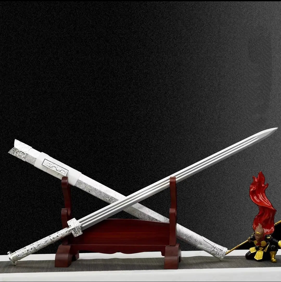 Unsharpened High Manganese Steel Dragon Soul Collectible Sword