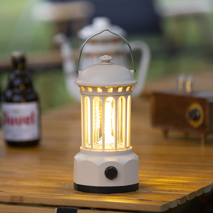 COB Portable Retro Camping Tent Lantern