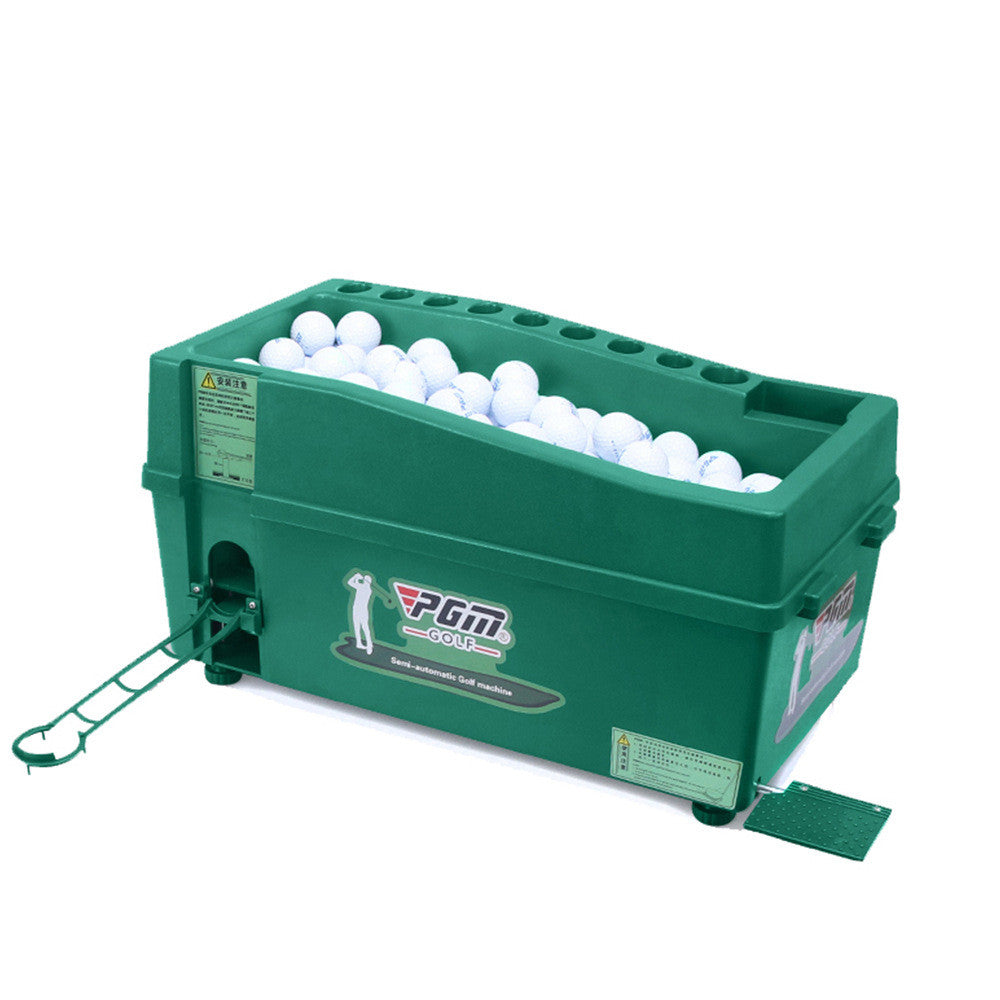 Semi Automatic Golf Ball Machine With Club Holder