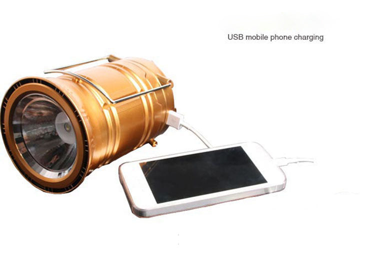 Solar Charging Telescopic Multifunctional Camping Lantern