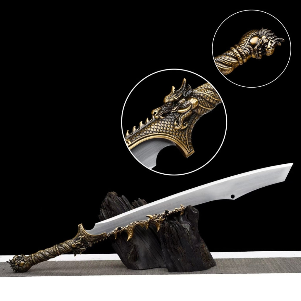 Unsharpened High Manganese Steel Dragon Slayer Saber
