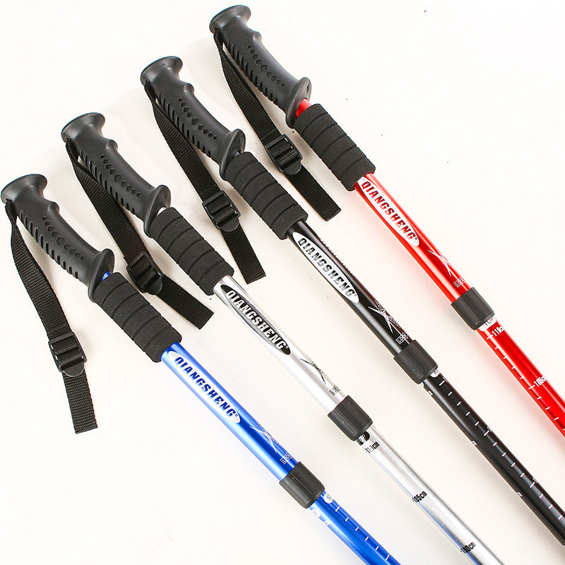Outdoor Aluminum Alloy Folding Trekking Poles