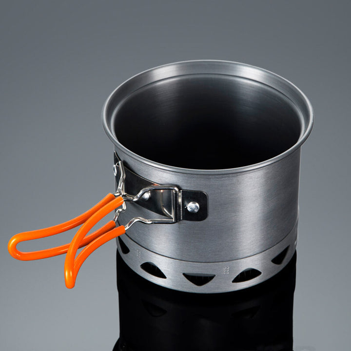 Heat-Collecting Single Pot Camping Cookware