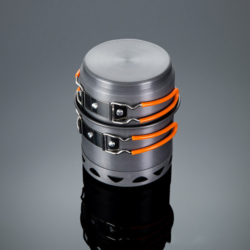 Heat-Collecting Single Pot Camping Cookware