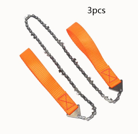 24-Inch Portable Hand Chain Saw for Outdoor Survival