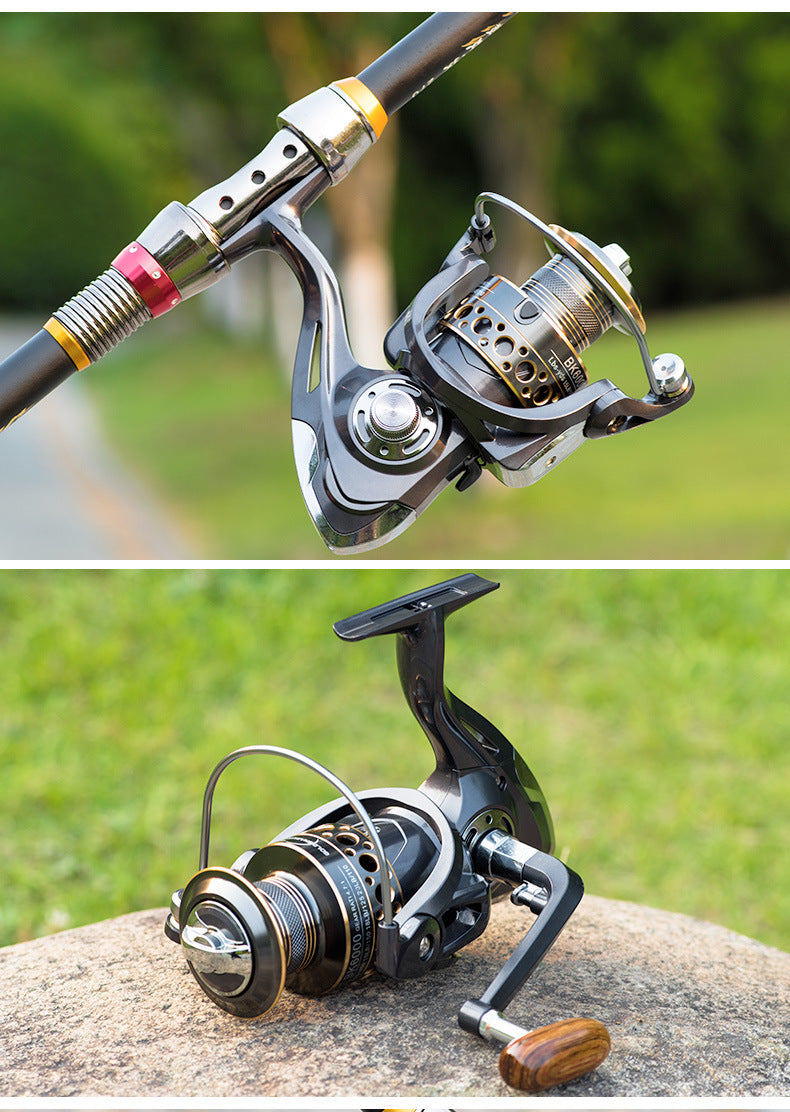 Telescopic Fishing Rod Spinning Reel Combo Set