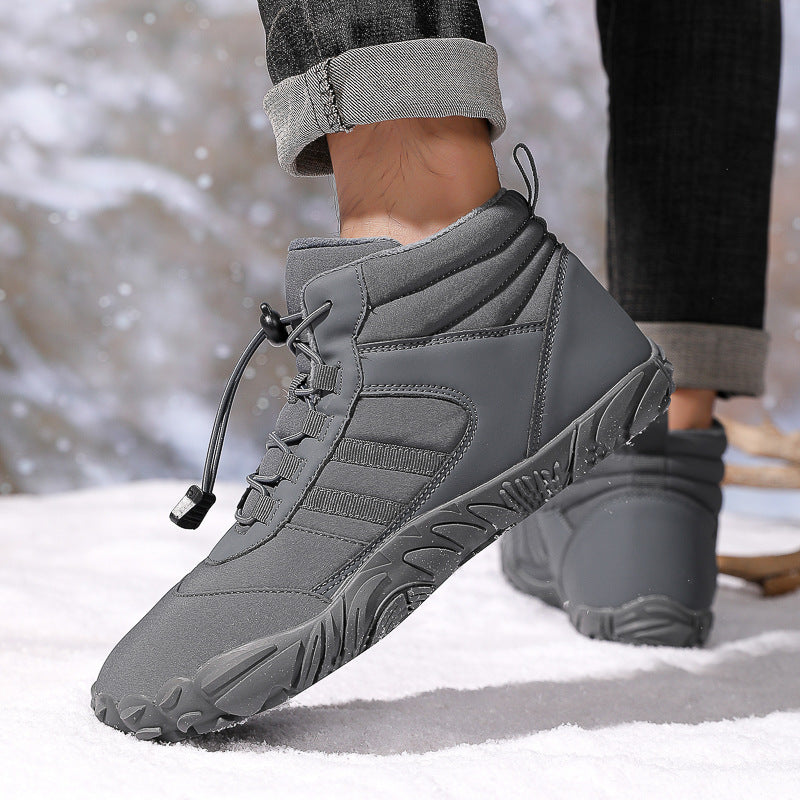 High Top Warm Snow Boots Non Slip Skiing Hiking