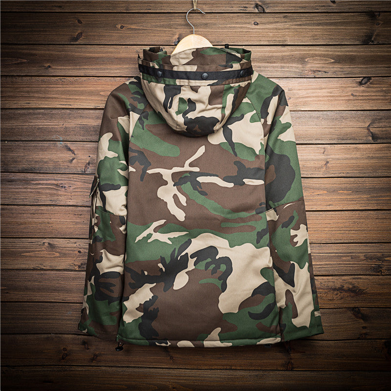 Winter Mens Camouflage Cotton Jacket