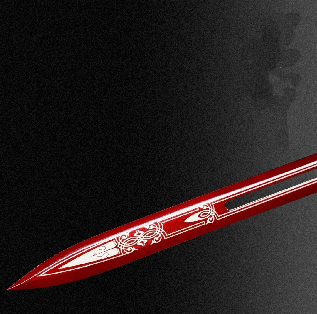Unsharpened High Manganese Steel Xuanhong Collectible Sword