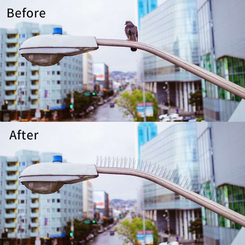 Bird Repellent Spikes and Deterrent System