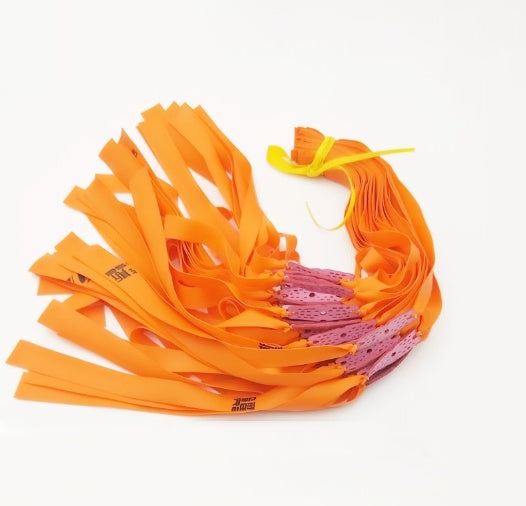 10pcs Slingshot Elastic Flat Rubber Bands for Hunting Sports