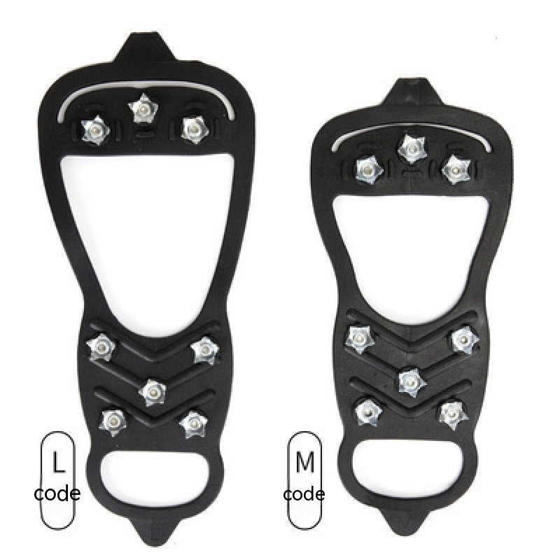 Outdoor Snow Ice Fishing Mountaineering Non Slip Crampons Shoe Covers