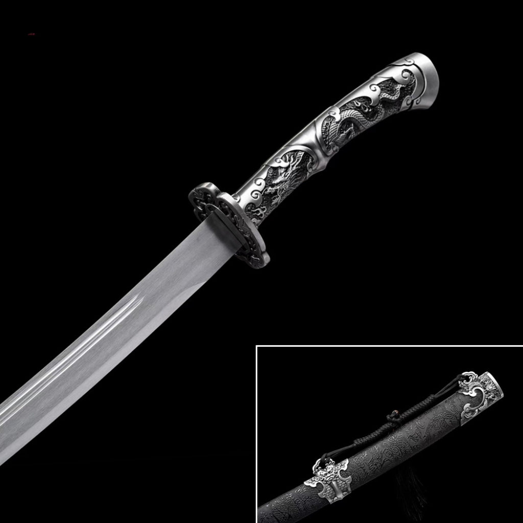 Unsharpened High Manganese Steel Linglong Xiuchun Dao Sword