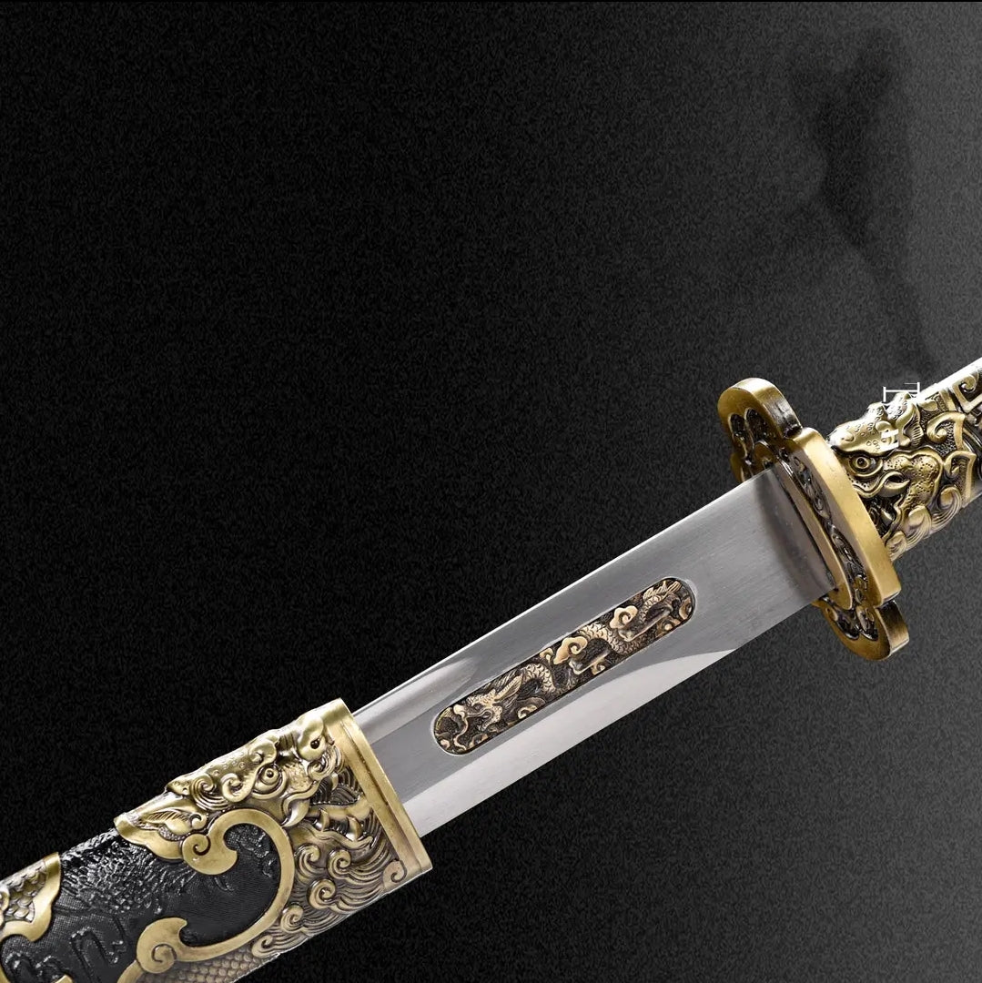 Unsharpened High Manganese Steel Fulong Wild Goose Feather Saber