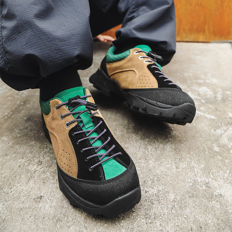 Leather Outdoor Hiking Boots Camping Climbing Shoes