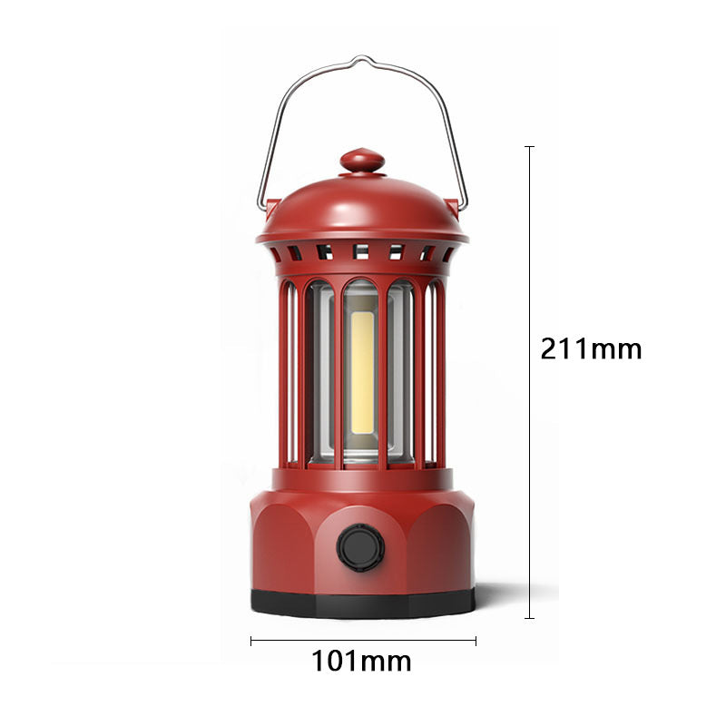 COB Portable Retro Camping Tent Lantern