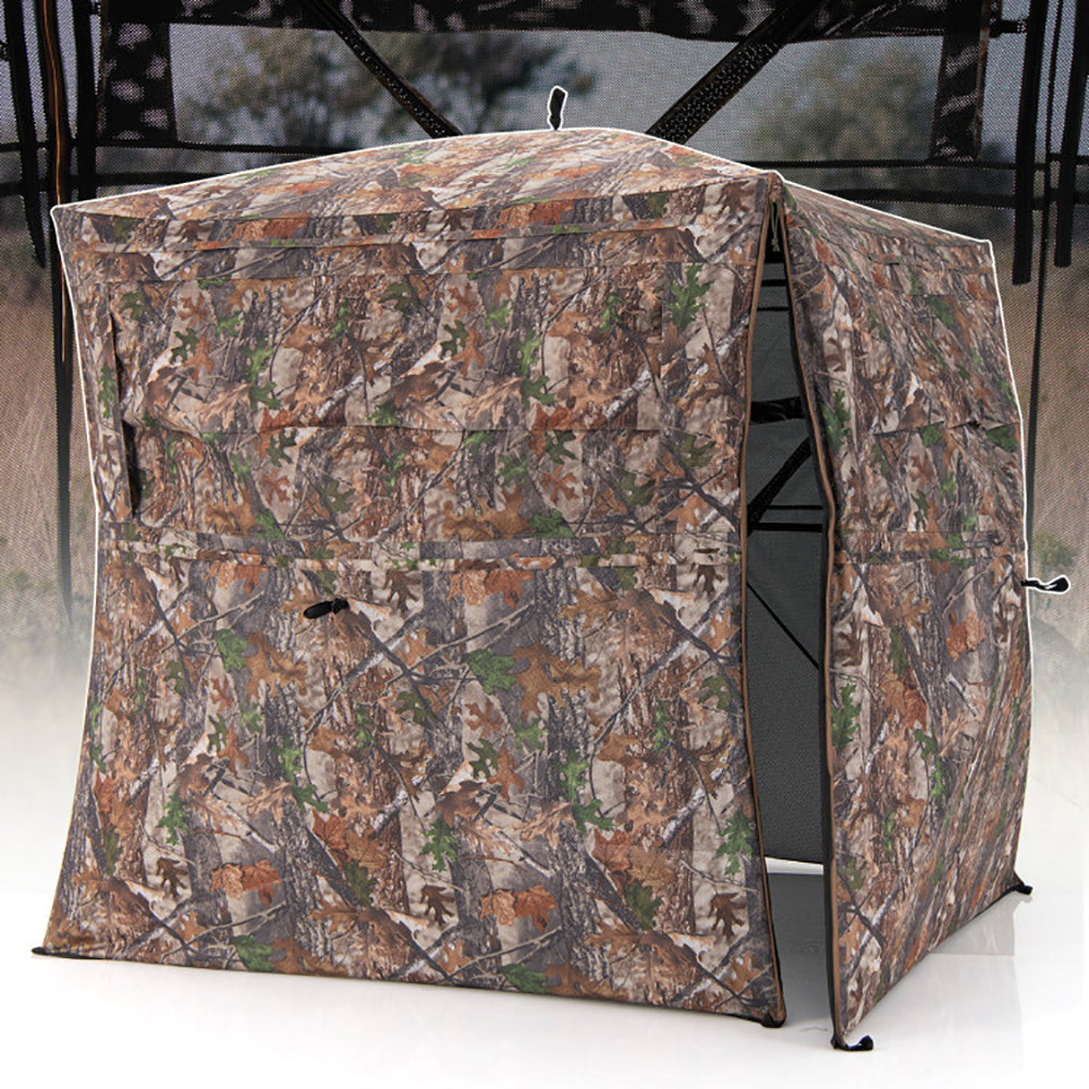 360° One-Way See-Through Hunting Blind for 2–3 People
