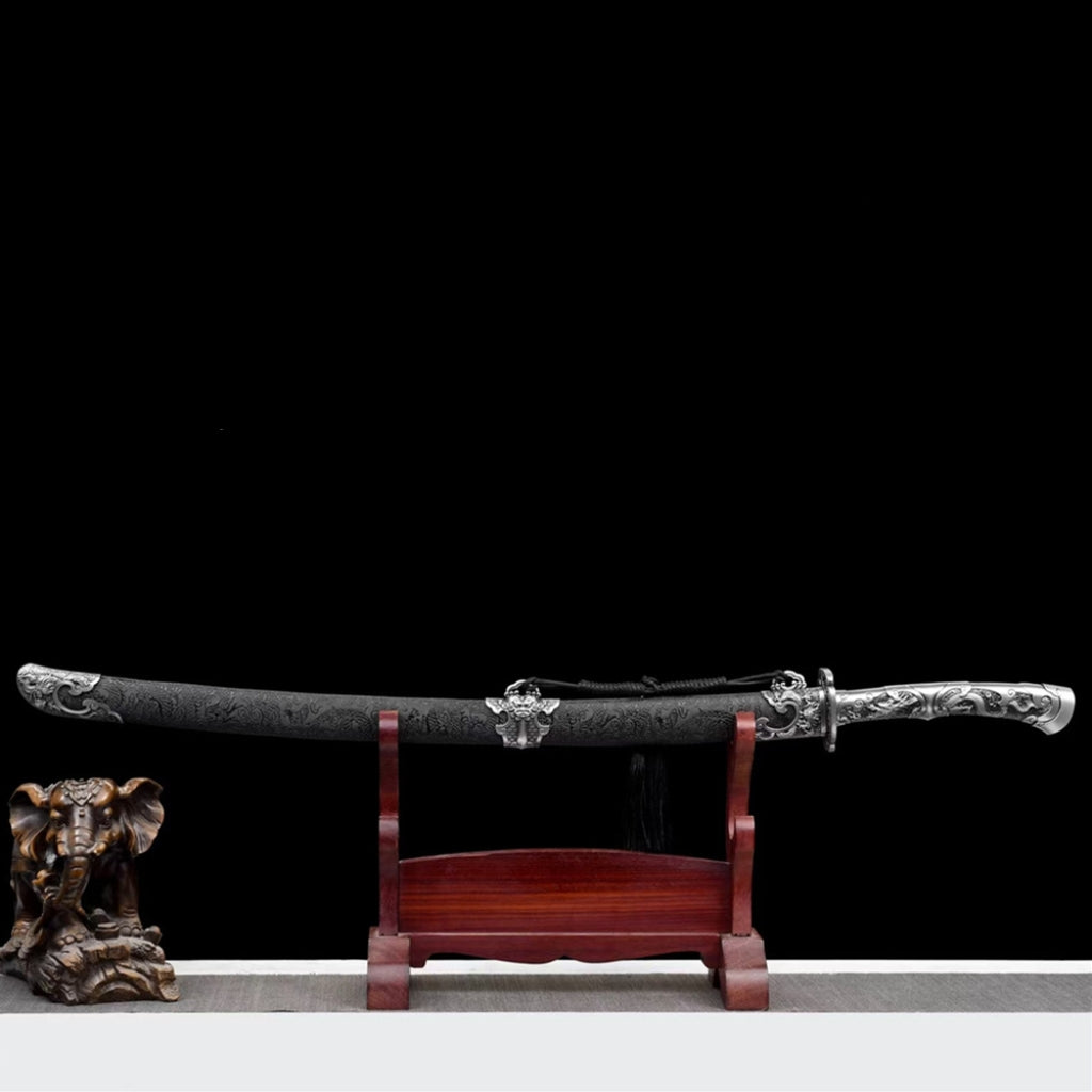 Unsharpened High Manganese Steel Linglong Xiuchun Dao Sword