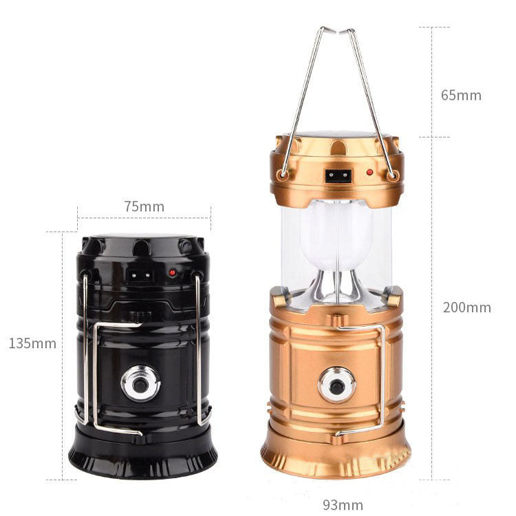 Solar Charging Telescopic Multifunctional Camping Lantern