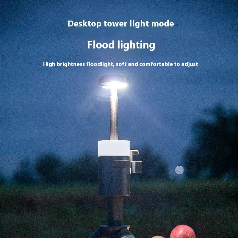 Multifunctional Portable Camping Lantern With Retractable Bracket