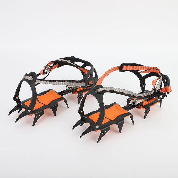 Twelve Teeth Non Slip Crampons Mountaineering Shoe Covers