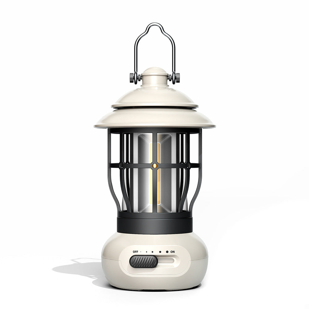Vintage USB Rechargeable Camping Lantern Mood Tent Light