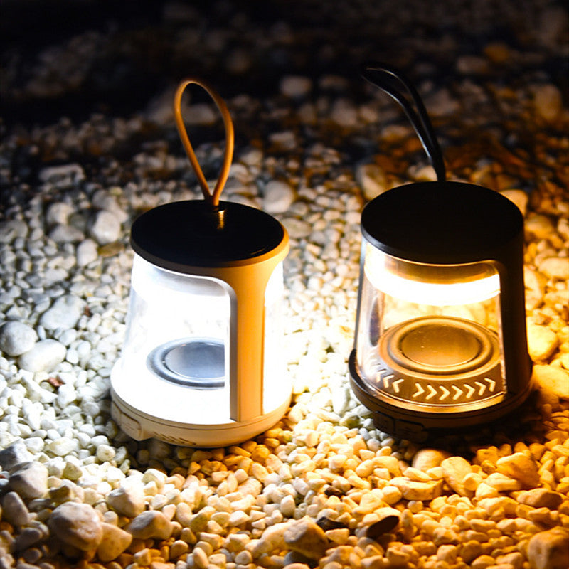 Outdoor Camping Lantern With Bluetooth Audio USB Charging