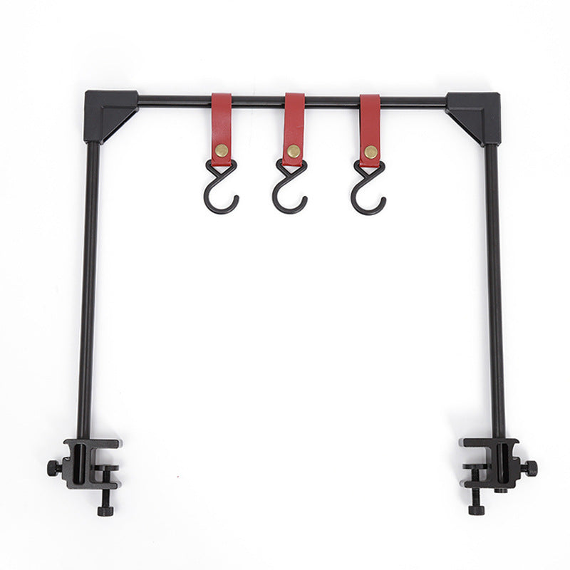 Adjustable Camping Desk Rack With Pot Stove Hook
