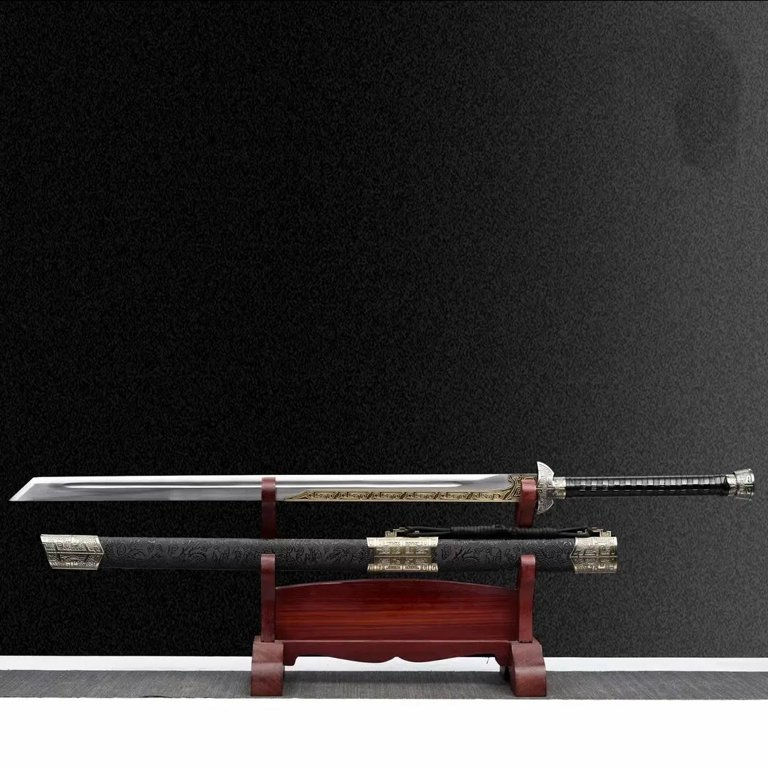 Unsharpened High Manganese Steel Tang Dynasty Tianwen Horizontal Sword