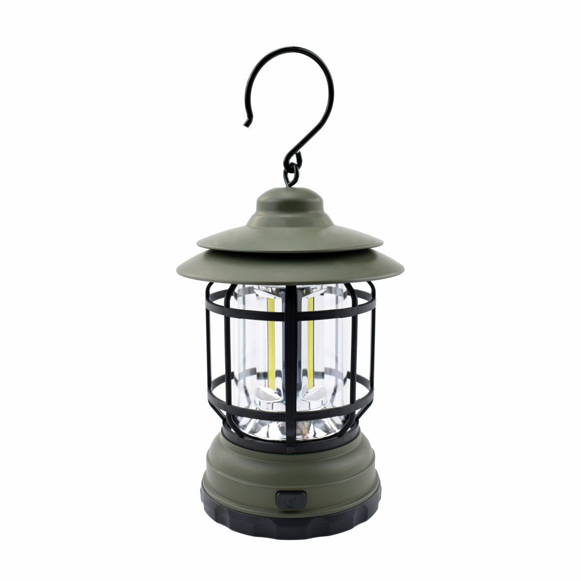 Vintage Rotating Rechargeable Camping Lantern Ambient Light