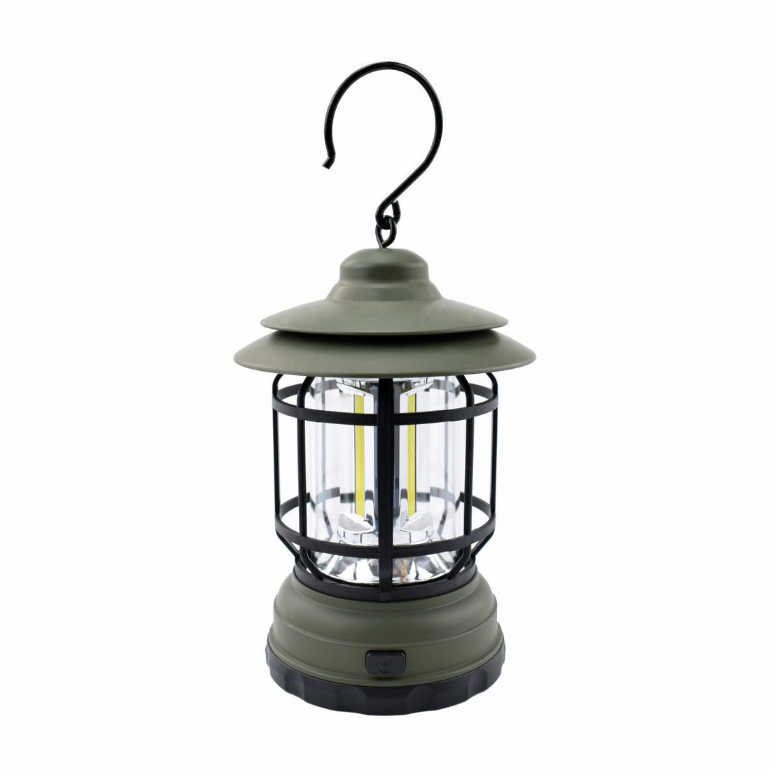 Vintage Rotating Rechargeable Camping Lantern Ambient Light