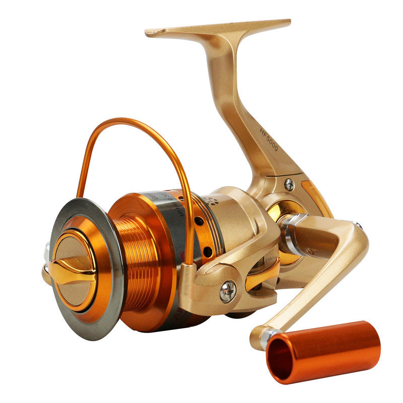 Metal Handle Spinning Sea Fishing Reel Rod Wheel