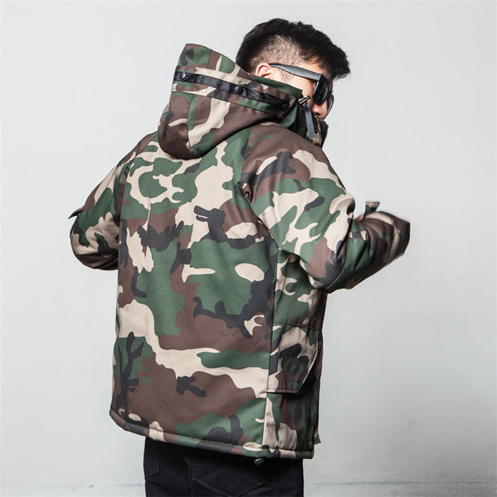 Winter Mens Camouflage Cotton Jacket