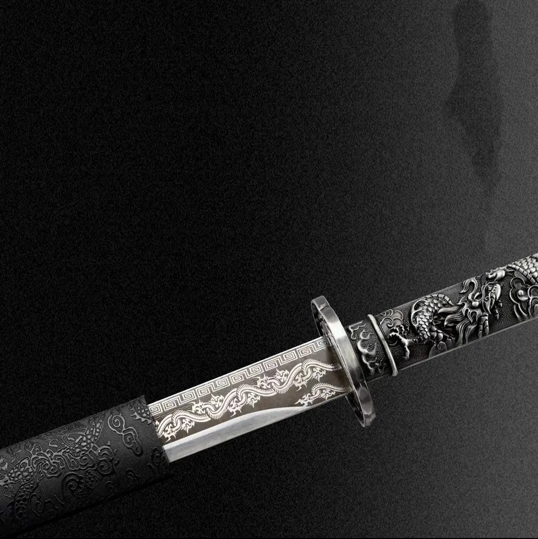 Unsharpened High Manganese Steel Tang Dynasty Sword
