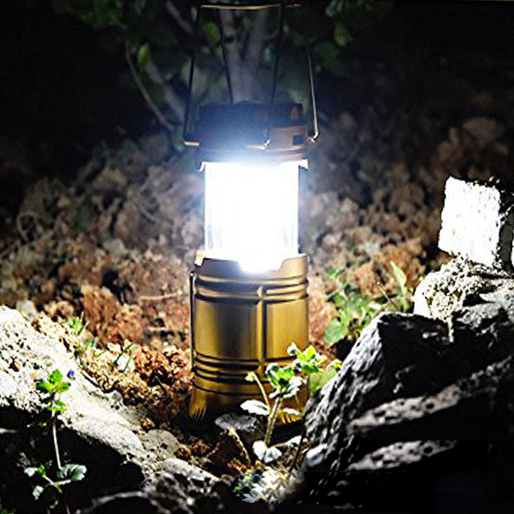 Solar Charging Telescopic Multifunctional Camping Lantern