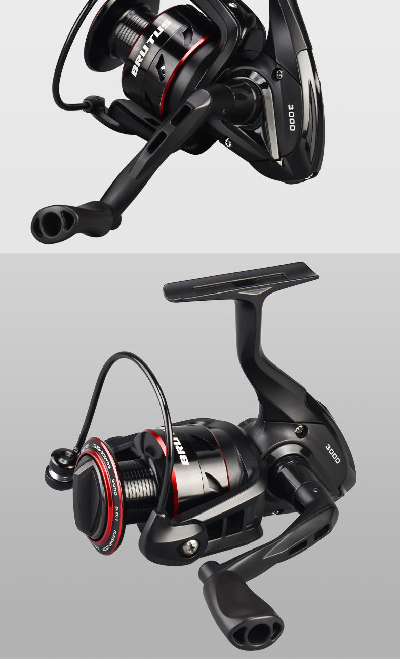 All Metal Telescopic Fishing Rod Spinning Lure Fishing Reel