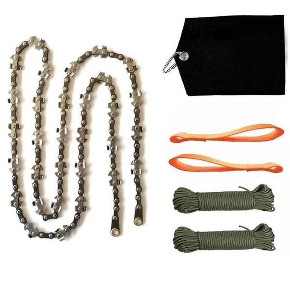 24-Inch Portable Hand Chain Saw for Outdoor Survival