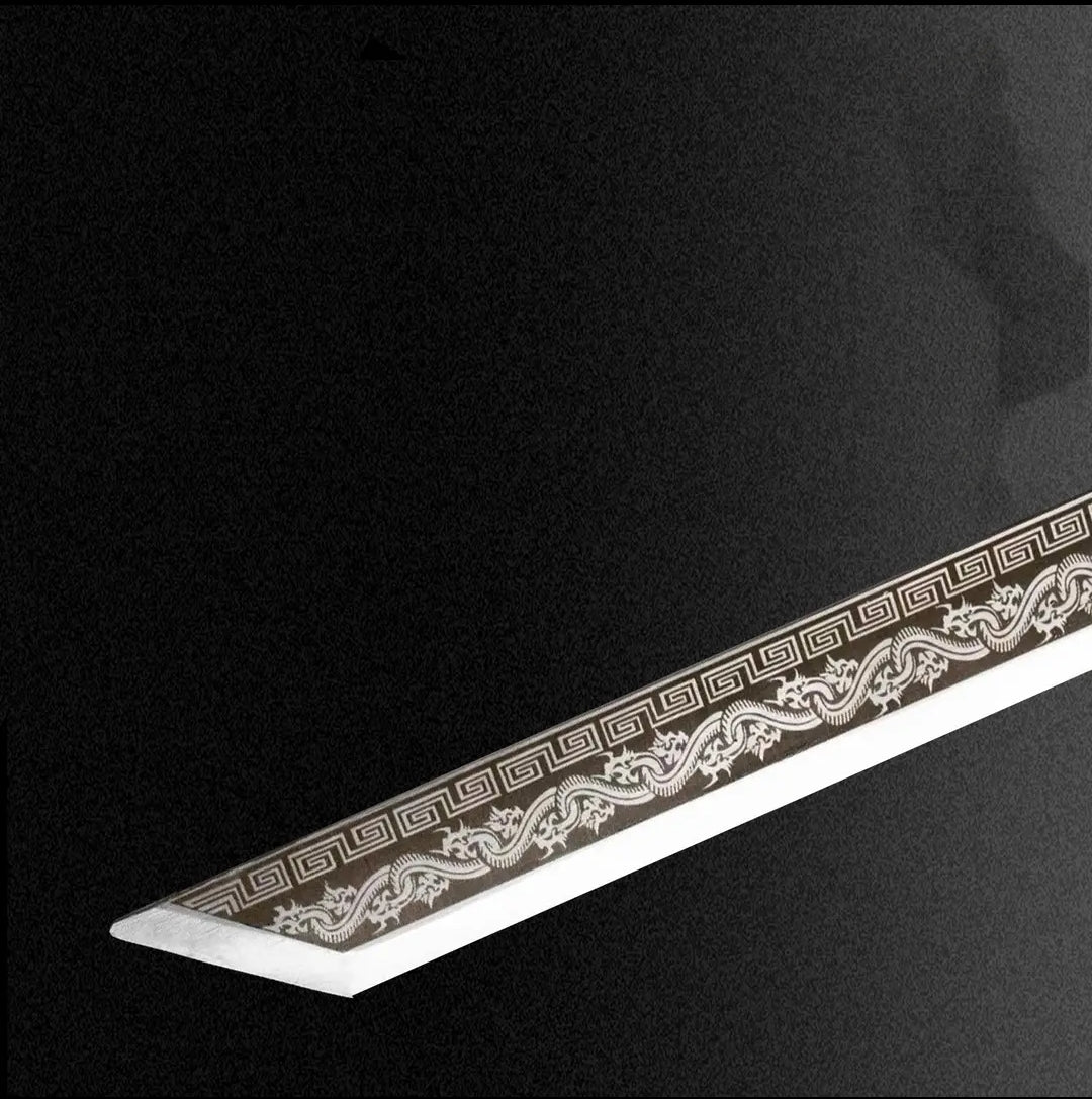 Unsharpened High Manganese Steel Tang Dynasty Sword