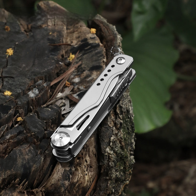 Stainless Steel Pocket Knife With Multipurpose Scissors Tool