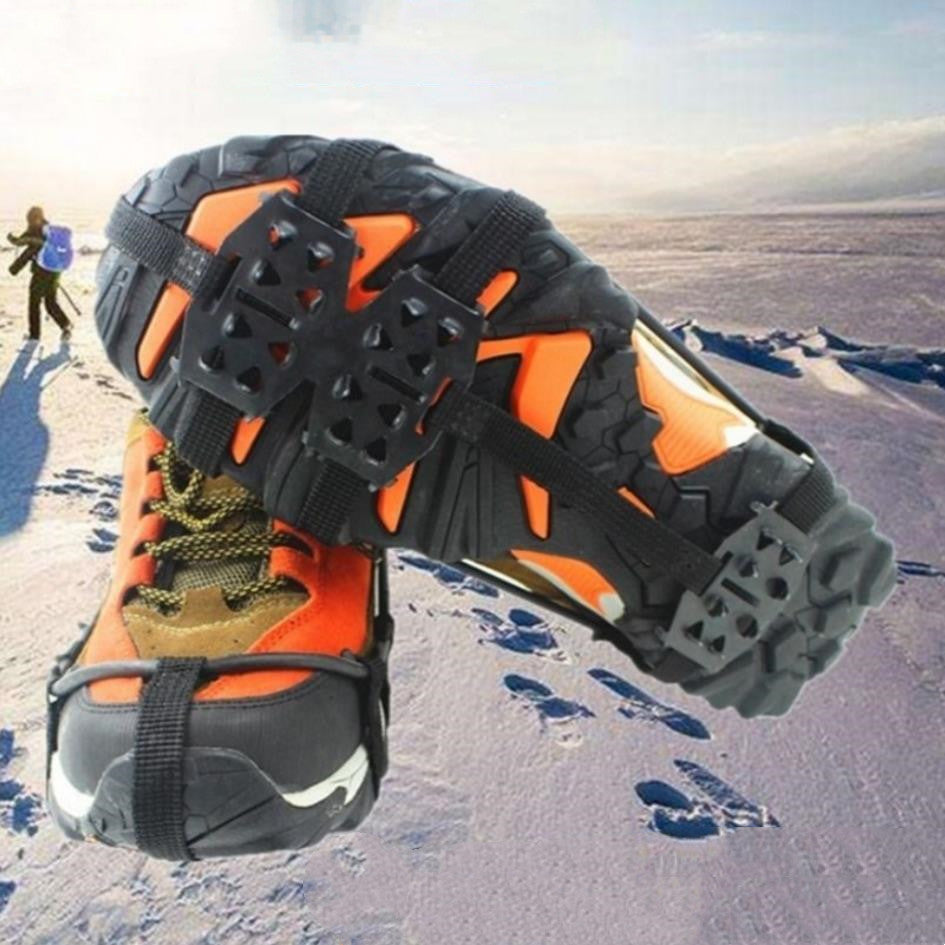 Outdoor 24-tooth Reinforced Crampons Non-slip Shoe Cover