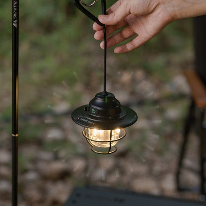 Shanqu Pine Cone Outdoor Camping Lantern Chandelier