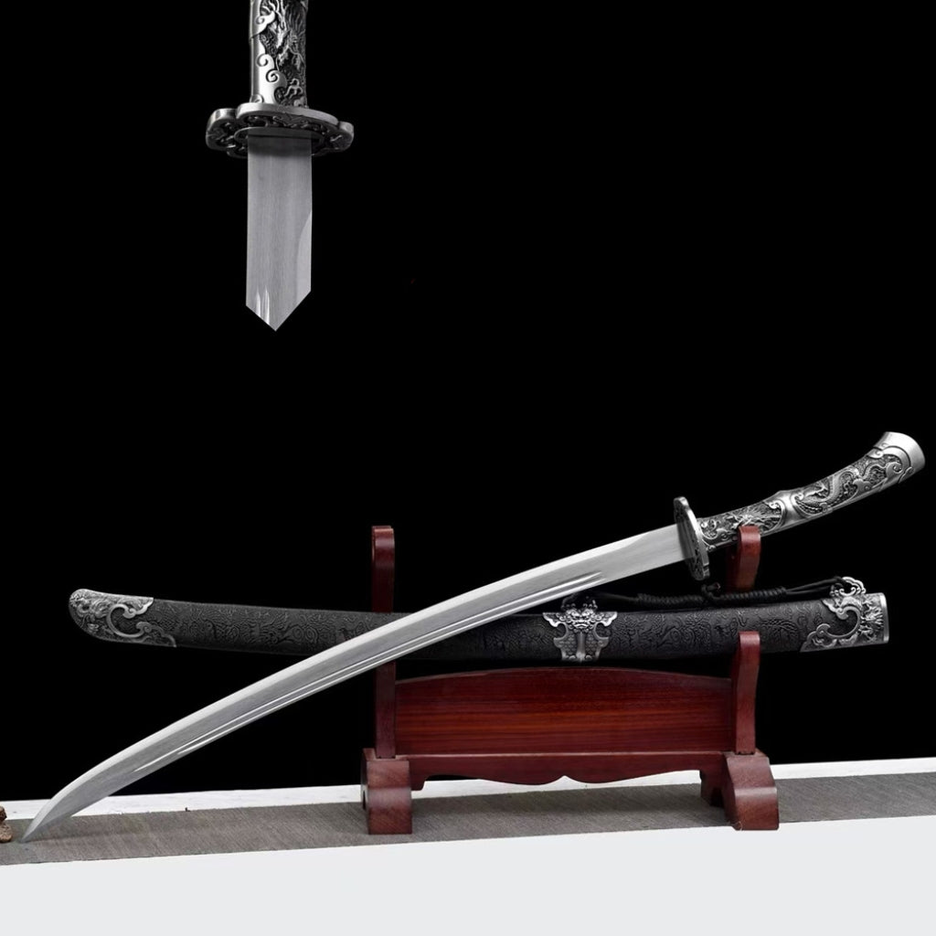 Unsharpened High Manganese Steel Linglong Xiuchun Dao Sword