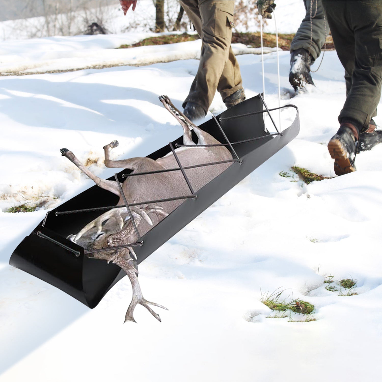 Deer Drag Sled With Ropes - Hauling Gear
