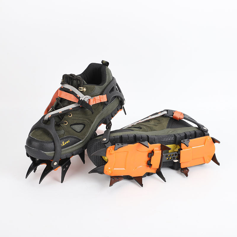 Twelve Teeth Non Slip Crampons Mountaineering Shoe Covers