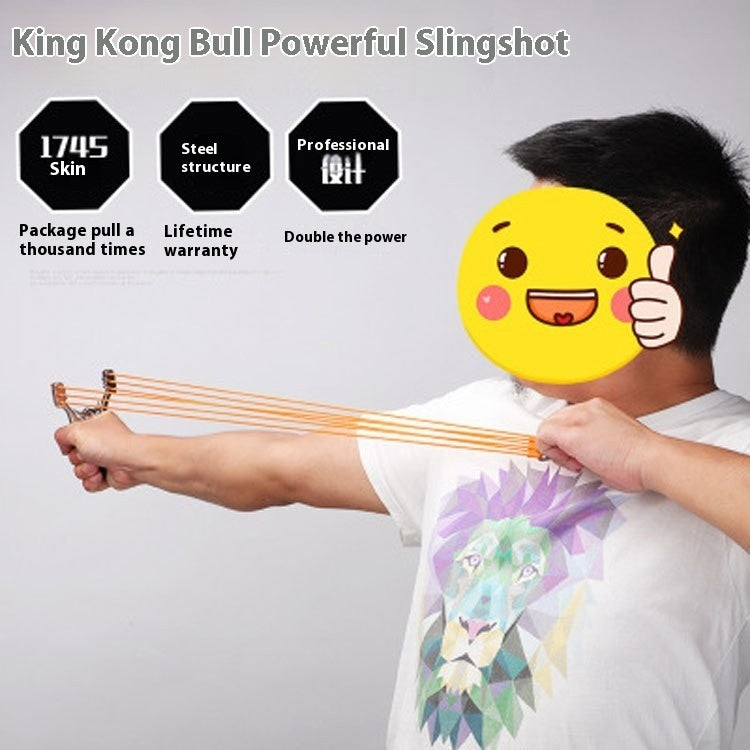 High-Precision Outdoor Slingshot With Strong Power Bow