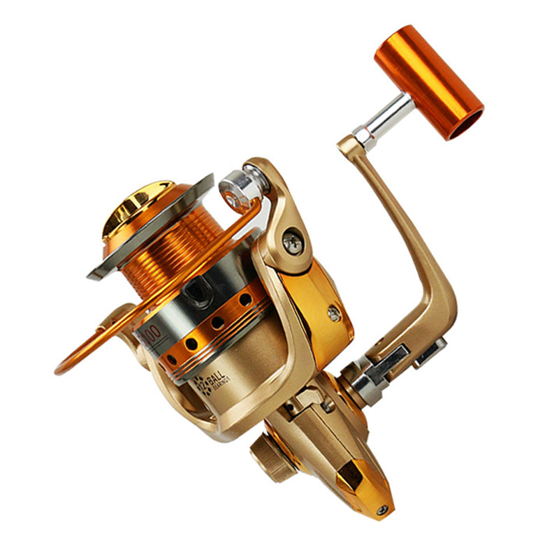 Metal Handle Spinning Sea Fishing Reel Rod Wheel